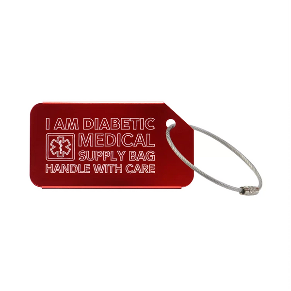Medical Luggage Tag - Dia-Luggage Tag