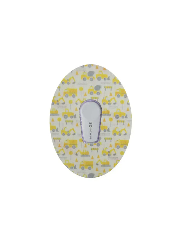 Dexcom G6 Sensor Patch in Childhood Memories design, durable adhesive for secure fit.