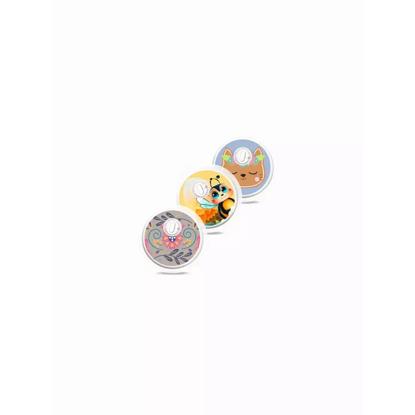 Libre 3 Stickers - Spring Edition 2024 with floral and animal designs.