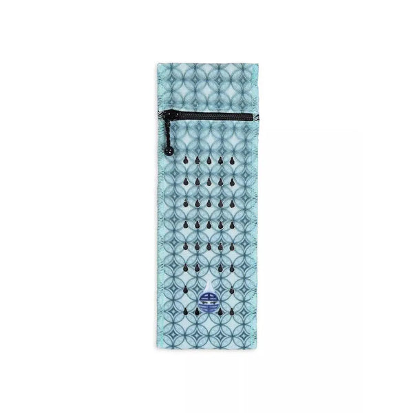 Insulin travel case cooler Dia-Cool size 1 with zipper and patterned blue design for one insulin pen