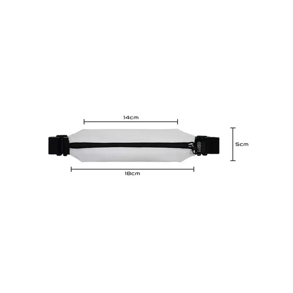 Insulin pen and diabetes supply holder pouch with zipper, 18cm length, lightweight and stretchable fabric.