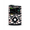 Medtronic MiniMed insulin pump with floral pattern sticker, durable and stylish.