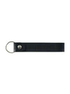 Diabetes Type 1 leather keychain in black with ring, Kaio-Key Hanger for awareness and organization.