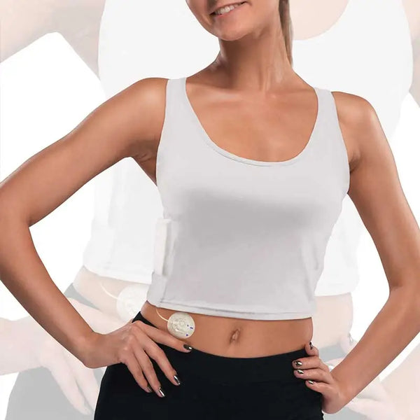 Insulin Pump Adaptive Woman's Crop Top - Dia-Crop Top