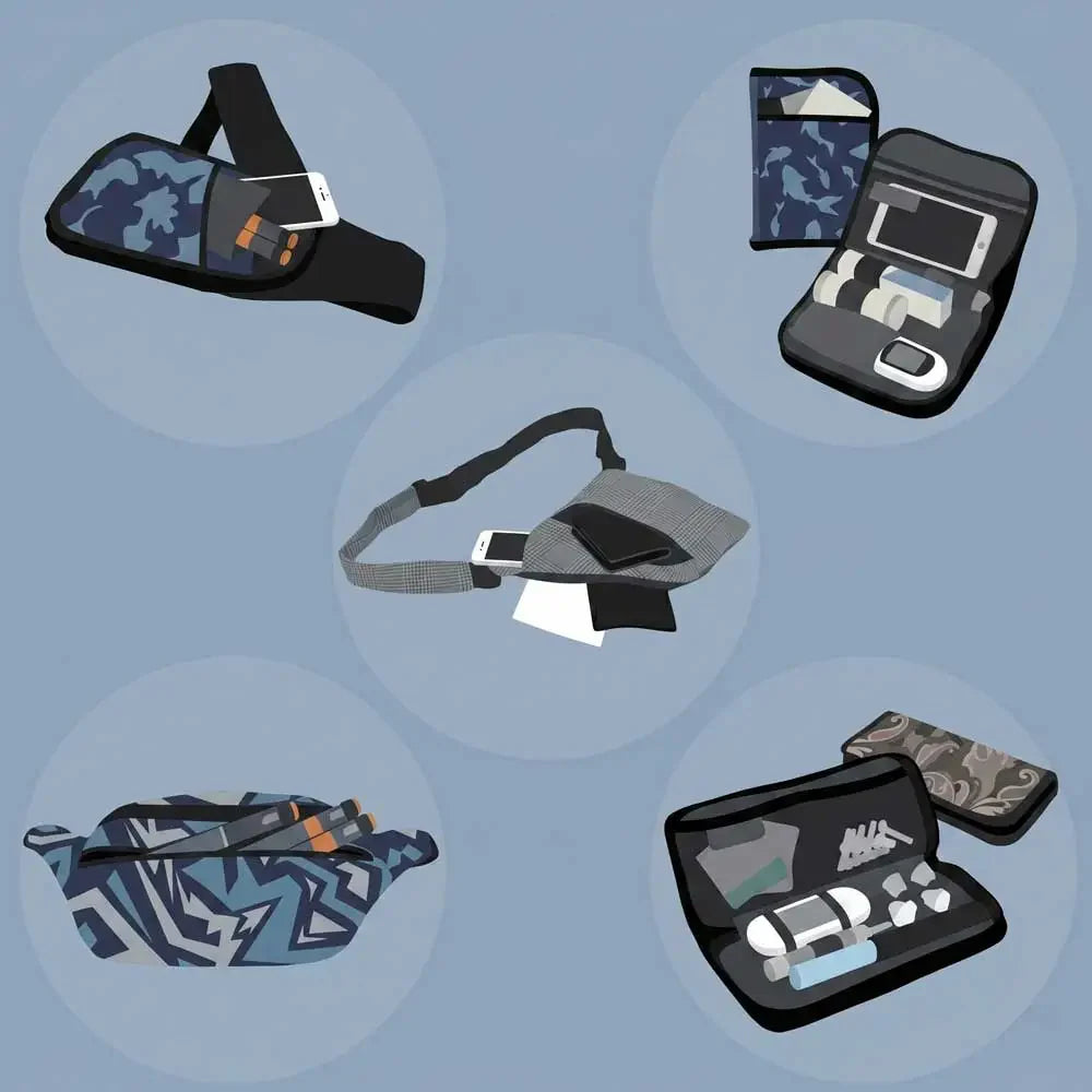 Bags, cases, kit bags and cooling wallets for carrying diabetes supplies Image