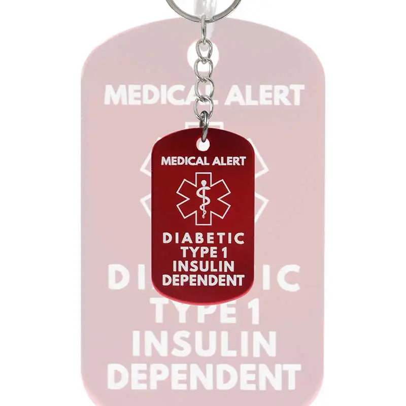 Diabetes Awareness Key Chains - Kaio-Key Hanger Image