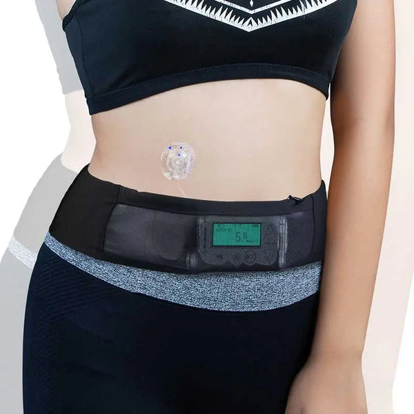 Insulin Pump Waist Belt with Window - Dia-Bellyband Mesh Window