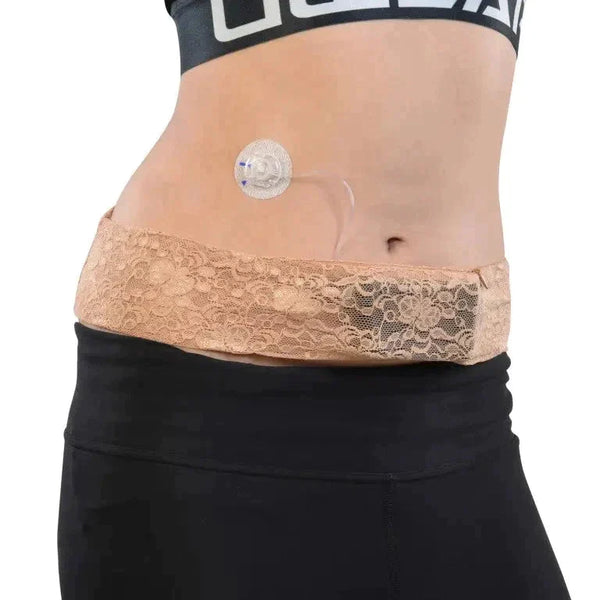Lace Insulin Pump Belt for Women - Dia-BellyBand Spacy Lacy