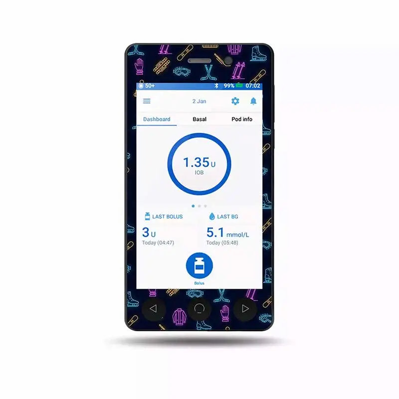 Omnipod DASH Stickers - Winter Edition Image