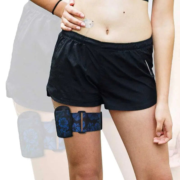 Wear your insulin pump on your leg - Dia-Leg Band