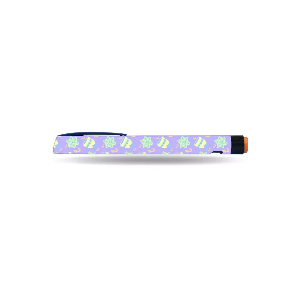 Winter-Themed NovoRapid Flexpen Stickers | Elegant &