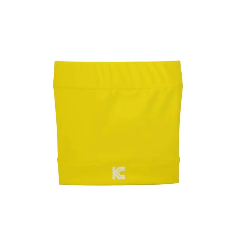glucose sensor protective armband yellow color front view adjustable band for secure CGM placement