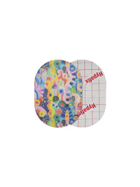 Dexcom G7 adhesive patch, Ethereal Bloom design, front and backing