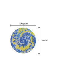 FreeStyle Libre 2 adhesive patch, Color Splash, tie-dye design, size 7.5 x 7.5 cm