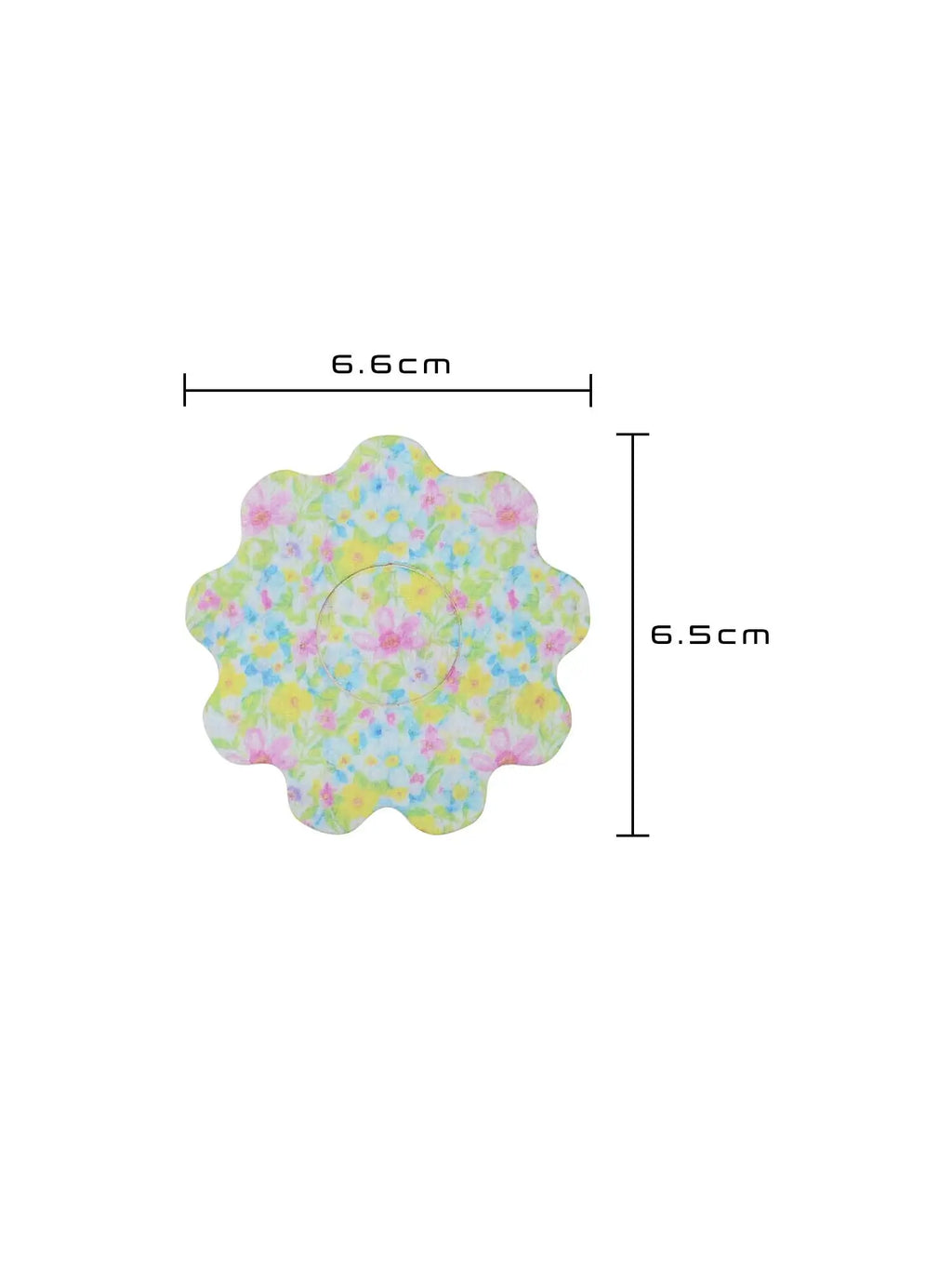 FreeStyle Libre 3 adhesive patch for kids, flower shape, size 6.6 x 6.5 cm