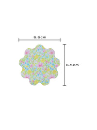 FreeStyle Libre 3 adhesive patch for kids, flower shape, size 6.6 x 6.5 cm