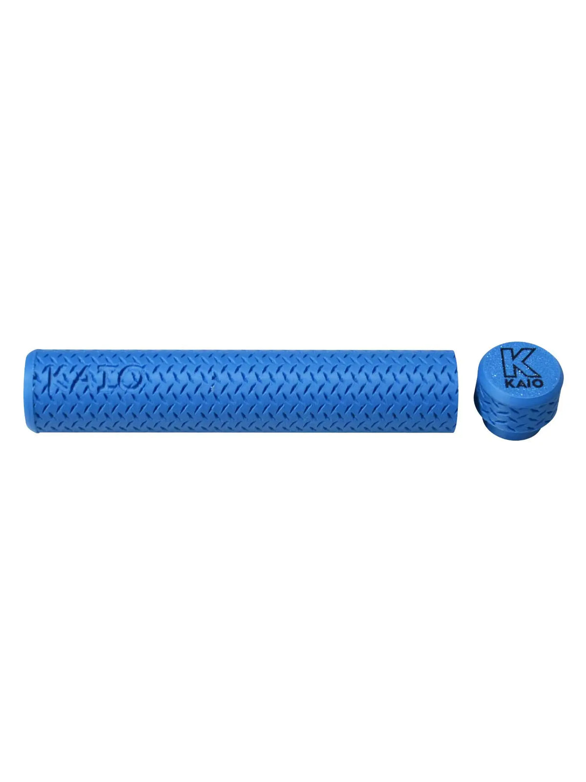insulin pen needle storage tube sapphire blue with lid showing secure closure for safe needle storage