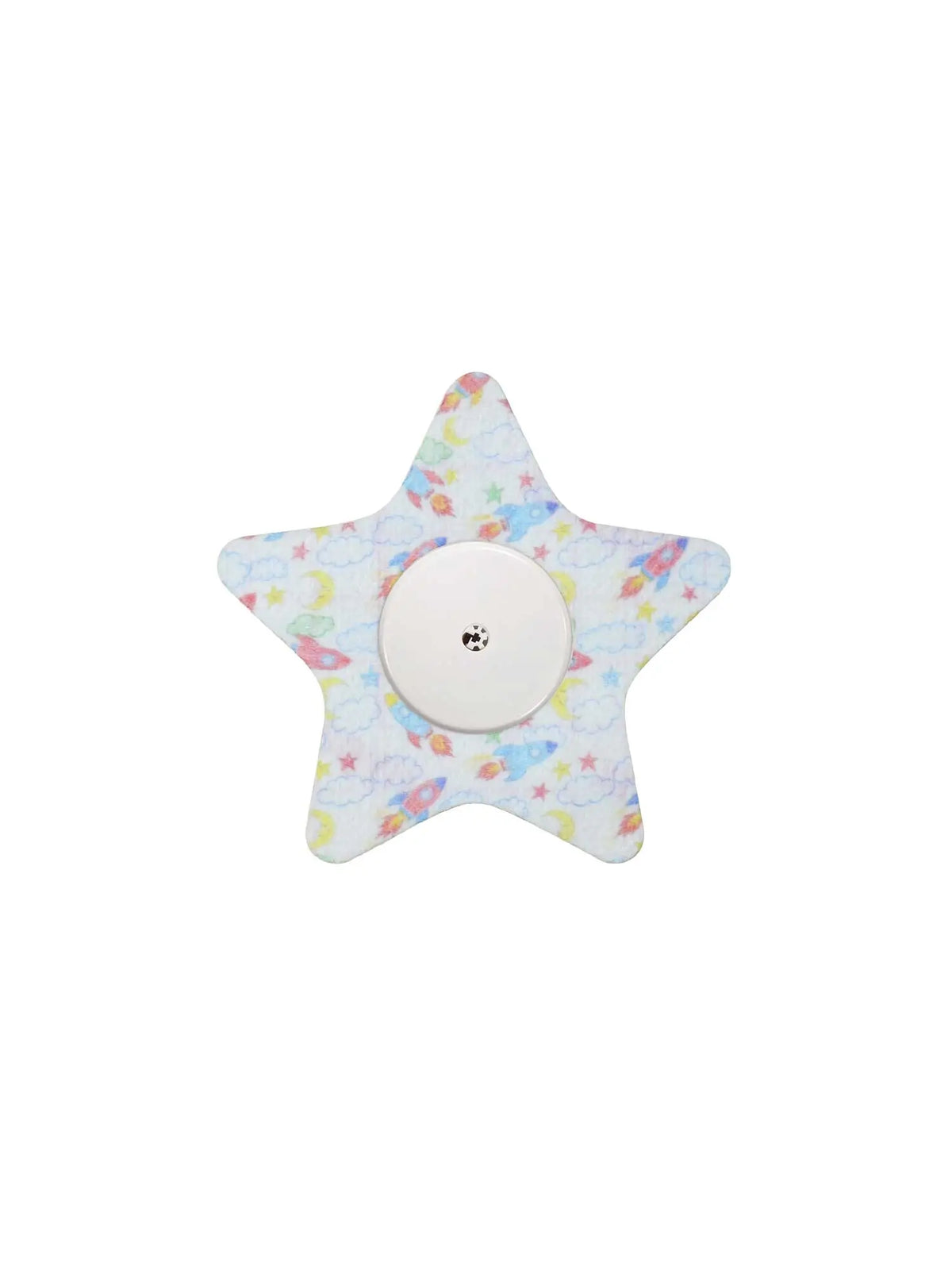 Freestyle Libre 2 star shape patch front view kids CGM adhesive patch with durable design
