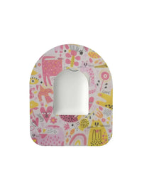 Omnipod pod adhesive patch, Catch the Love design