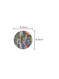 FreeStyle Libre 3 adhesive patch, Lucid Echo design, size 5.3 x 5.3 cm