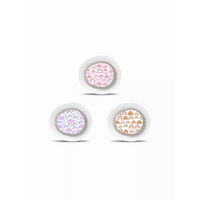 Valentine-themed Dexcom G7 sensor stickers set with heart designs.