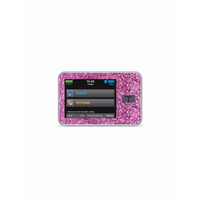 Pink glitter Valentine's Day Tandem t:slim insulin pump sticker with waterproof laminate