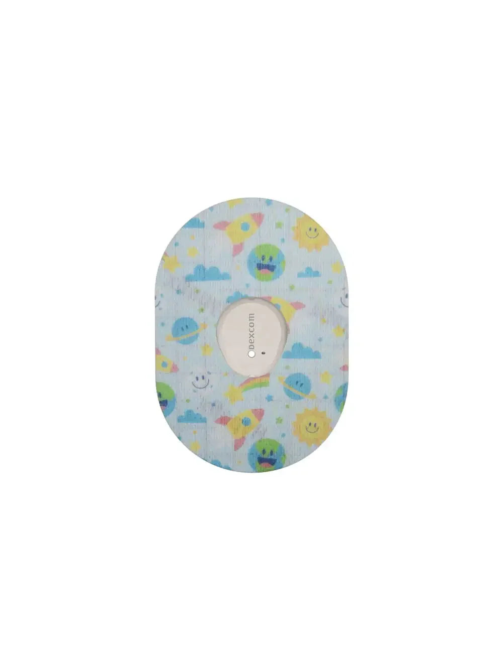 Dexcom G7 adhesive patch, Orbit of Joy design