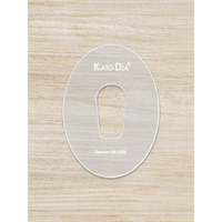 CGM Sensor Patch Template Kaio-Patch on wooden background.