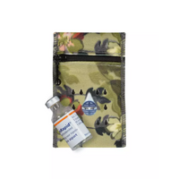 Cooling wallet for insulin vials or eye drops featuring water evaporation technology for travel.