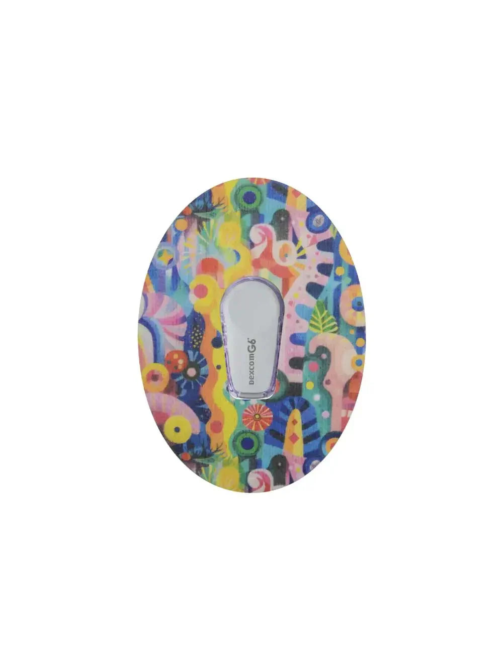 Dexcom G6 adhesive patch, Ethereal Bloom design