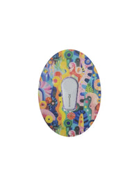 Dexcom G6 adhesive patch, Ethereal Bloom design