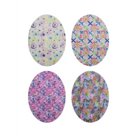 Dexcom G6 adhesive patches, Spring Series, 4 designs side by side