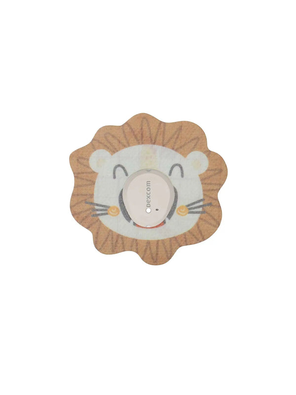 Kids Adhesive Patch for Dexcom G7 – Flower, Star or Lion – Patch Me Up!
