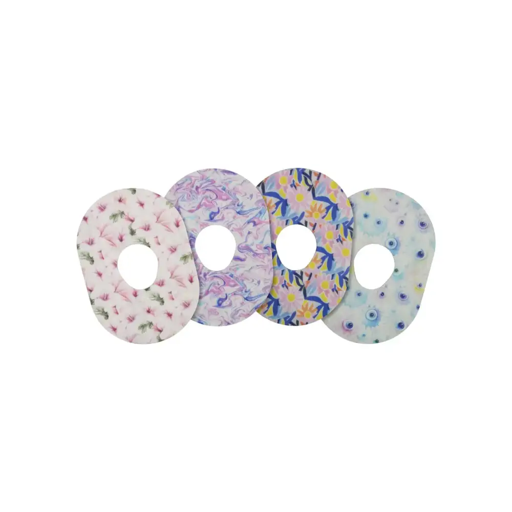 Dexcom G7 adhesive patches, Spring Series, Spring Set II, 4 designs