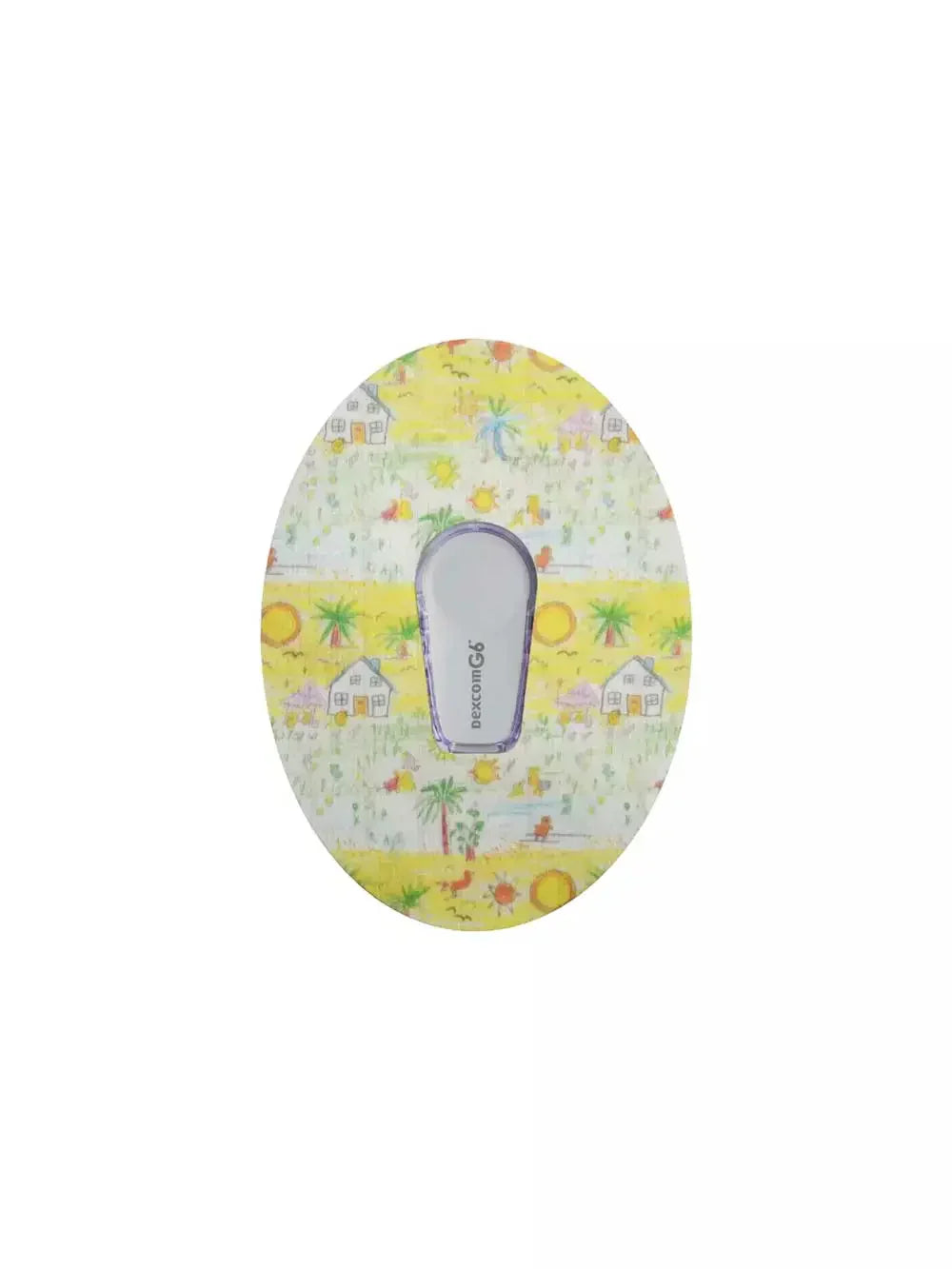 Dexcom G6 adhesive patch, Childhood Memories design