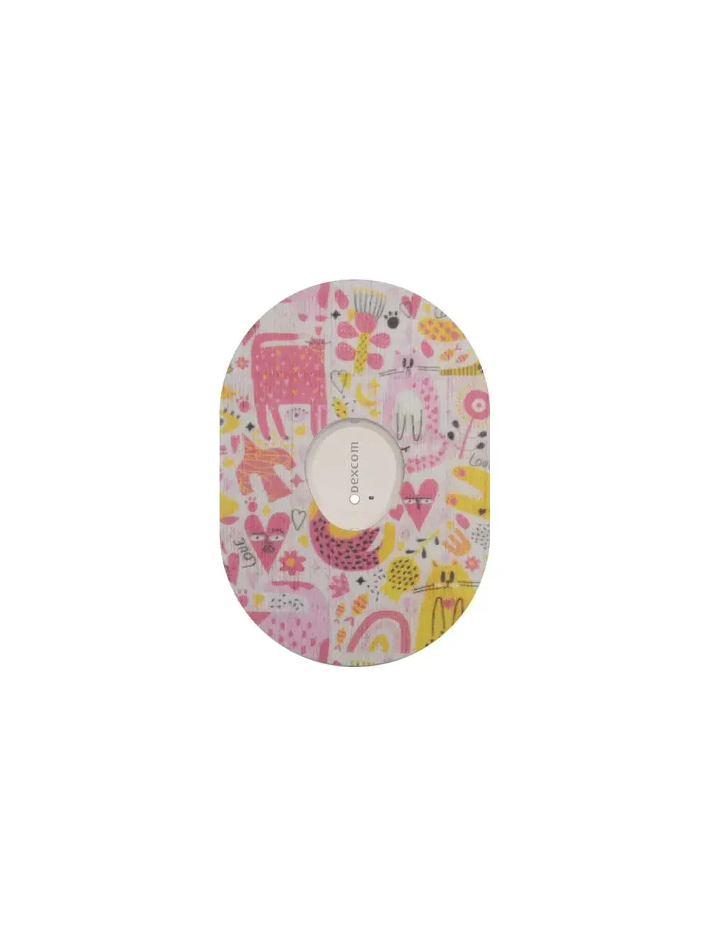 Dexcom G7 adhesive patch, Catch the Love design