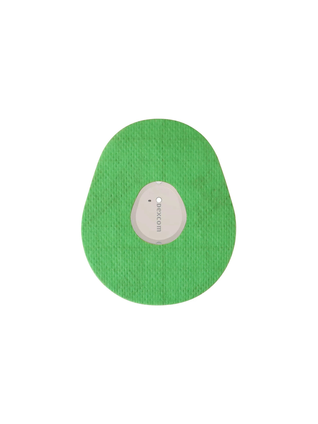 Dexcom G7 adhesive patch, drop shape, green