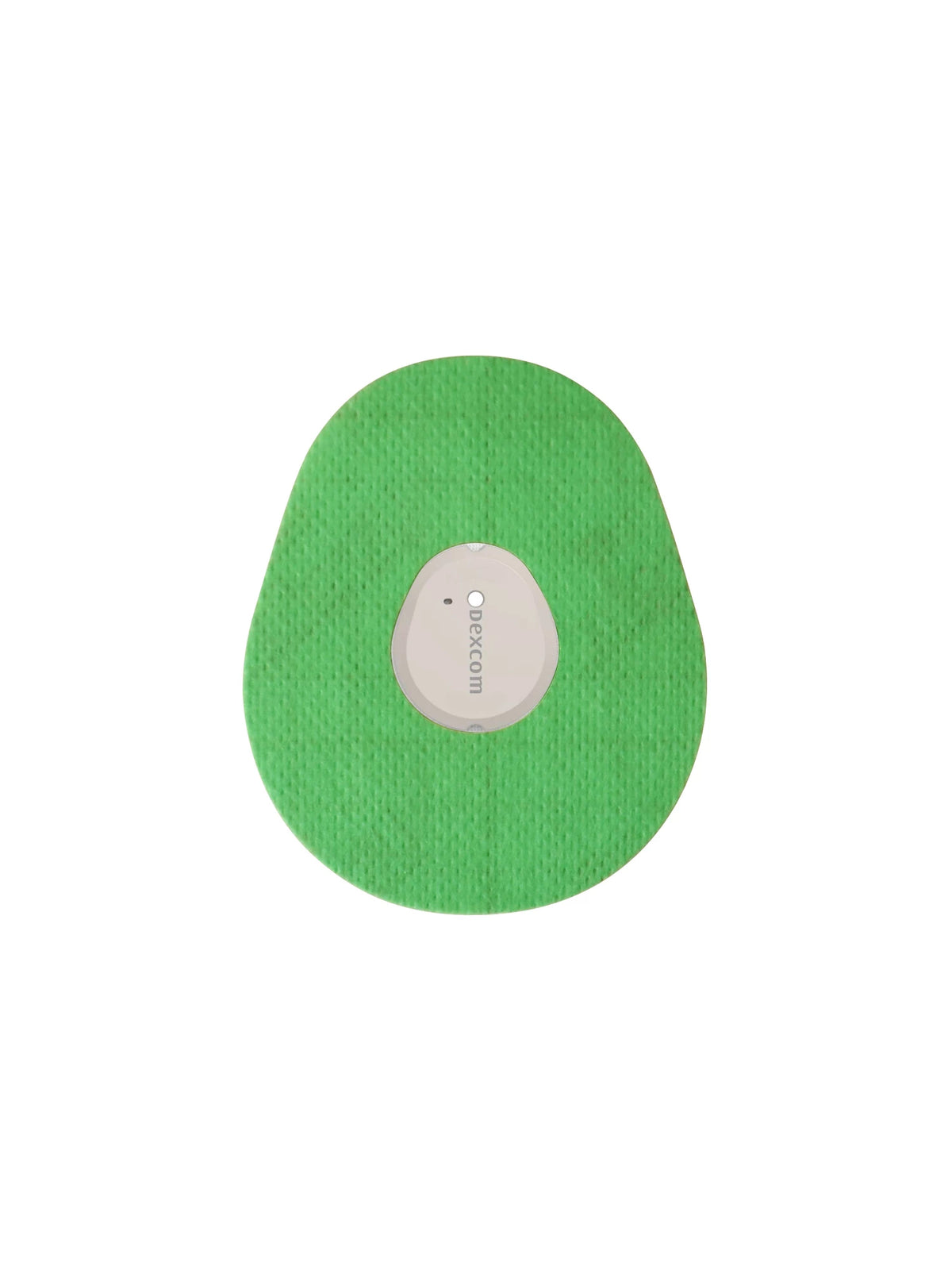 Dexcom G7 adhesive patch, drop shape, green