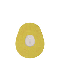 Dexcom G7 adhesive patch, drop shape, yellow