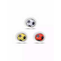 Dexcom G7 Stickers in Fun Vibes Soccer Ball design. Personalize your CGM sensor with soccer-themed stickers. 3 stickers per pack. Non-removable.
