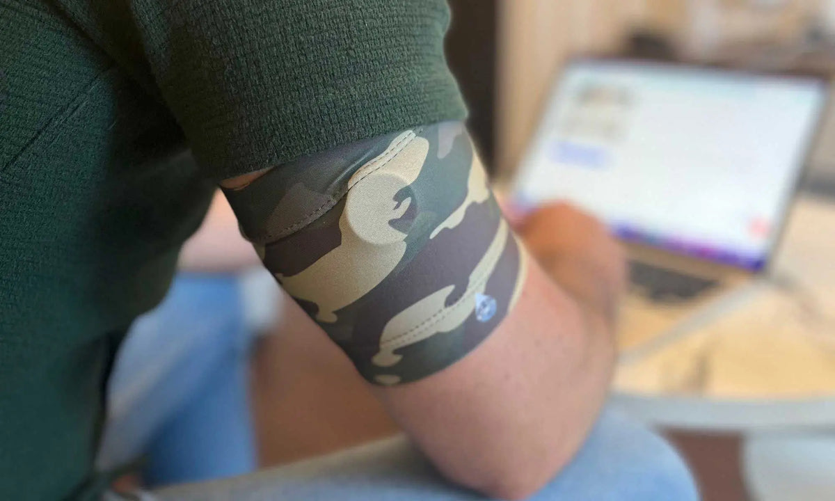 glucose sensor armband protection Image