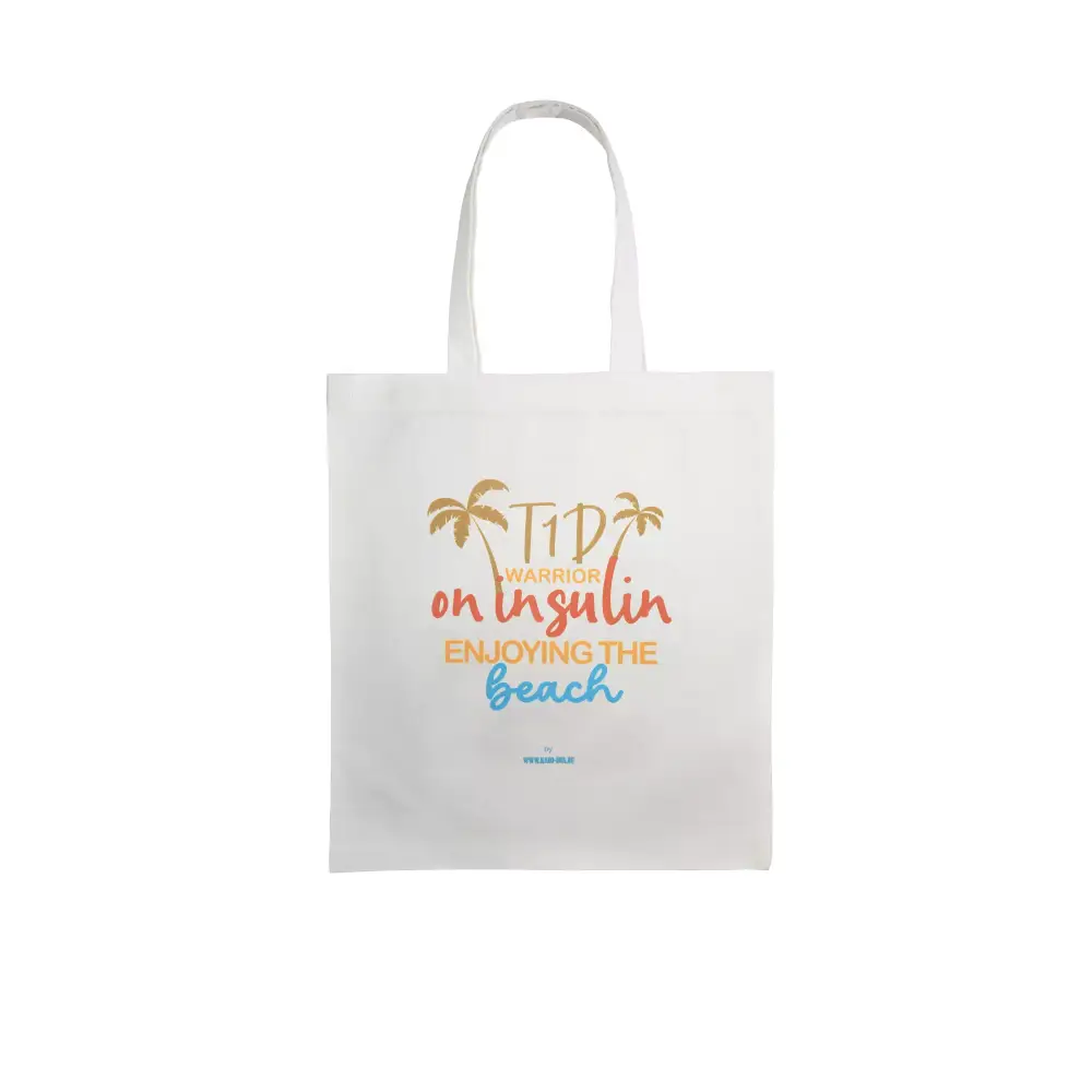 Diabetes Awareness Bag - Kaio-Tote Bag Summer 2024 with T1D Beach Design