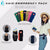 Emergency Pack for Insulin Pen and EpiPen with various color options and a woman holding a pack.