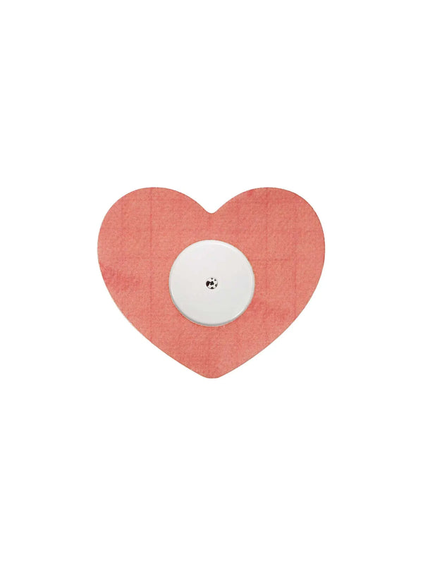 Freestyle Libre 2 heart shape adhesive patch for kids CGM sensor protective patch with cute design