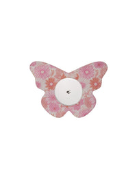 FreeStyle Libre 2 adhesive patch, butterfly shape, Flower Serenade design