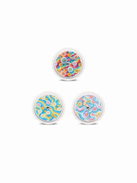 Freestyle Libre 2 summer edition stickers featuring tropical and floral designs.