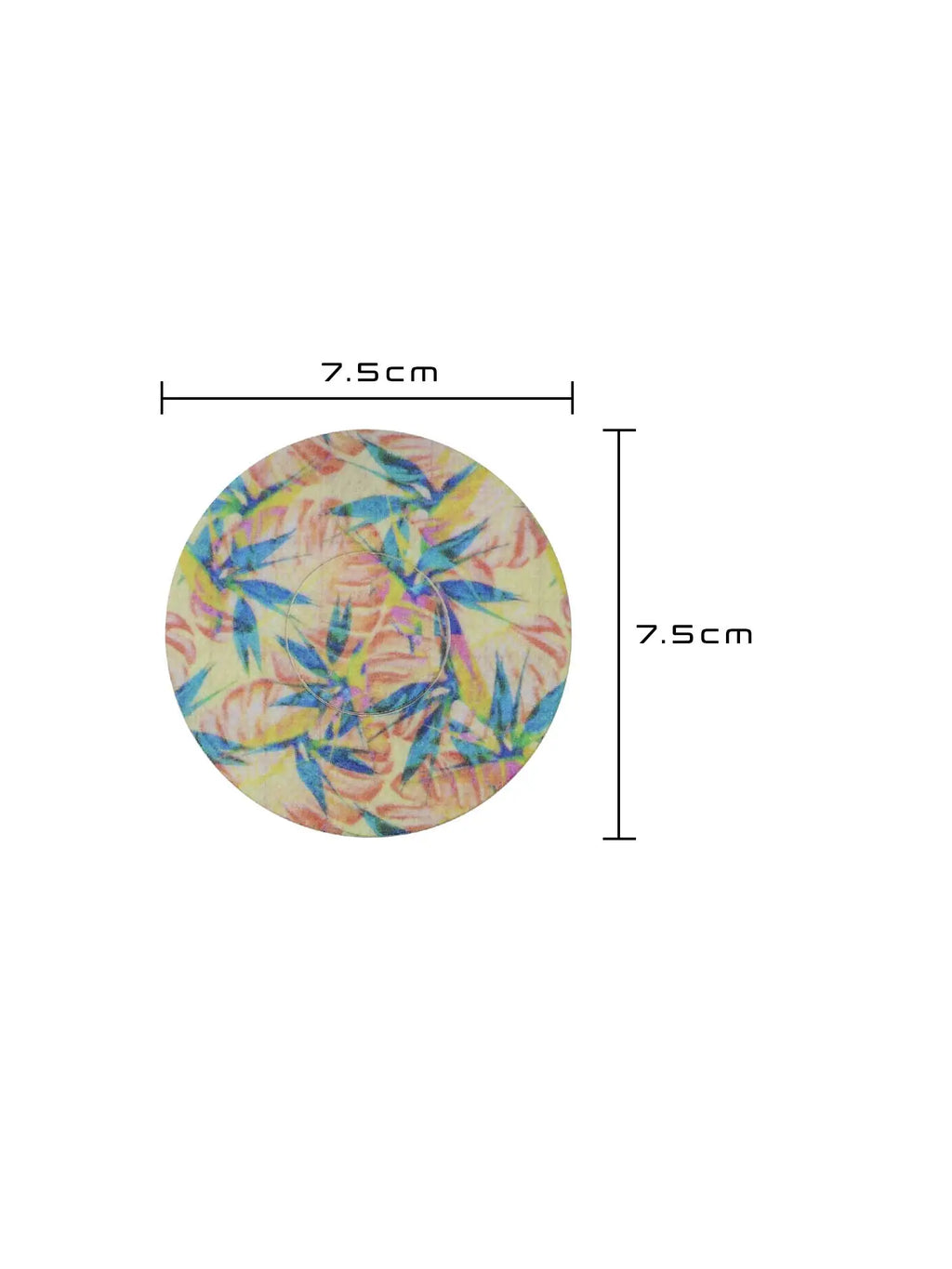 FreeStyle Libre 2 adhesive patch, Tequila Sunrise design, size 7.5 x 7.5 cm