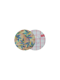 FreeStyle Libre 3 adhesive patch, Tequila Sunrise design, front and backing