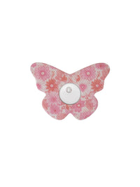 FreeStyle Libre 3 adhesive patch, butterfly shape, Flower Serenade design