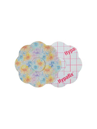 FreeStyle Libre 3 adhesive patch, cookie shape, front and backing